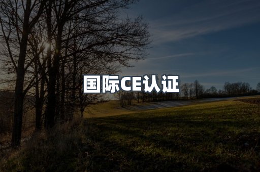 国际CE认证